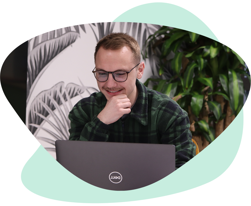 Supply chain scientist working with data